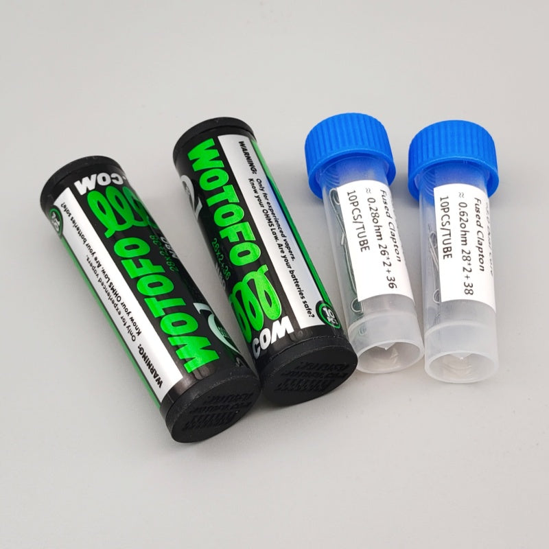 Clapton Wire Pre Built - Resistenze Ni80 Dual Core Fused Clapton