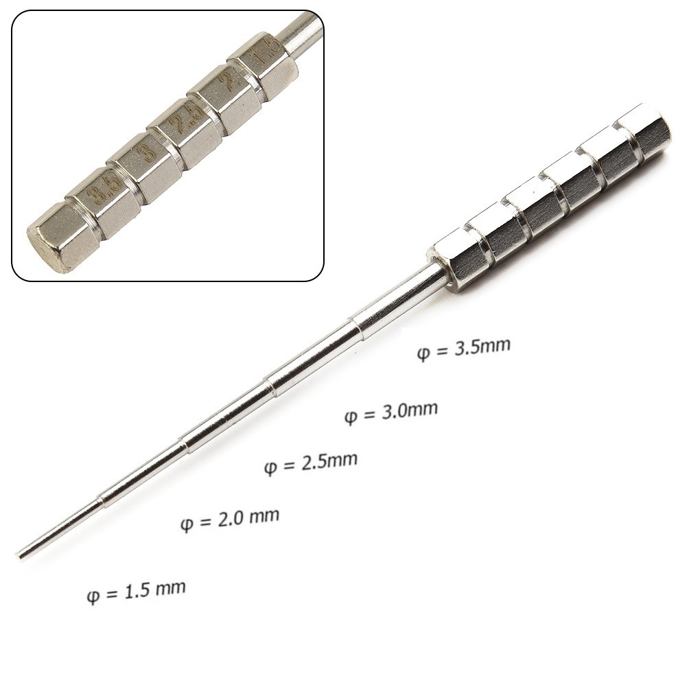 Coil Building Kit - 1pc 1.5/2/2.5/3/3.5mm Aste di avvolgimento in