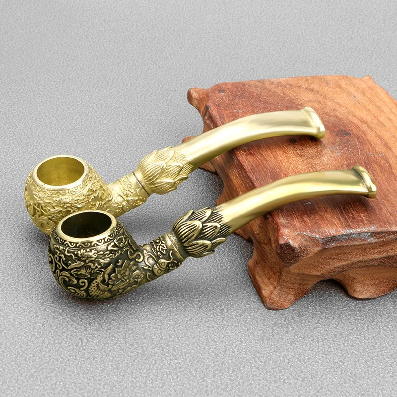 Vape Decoration - Antico carpa intagliata a mano tubo