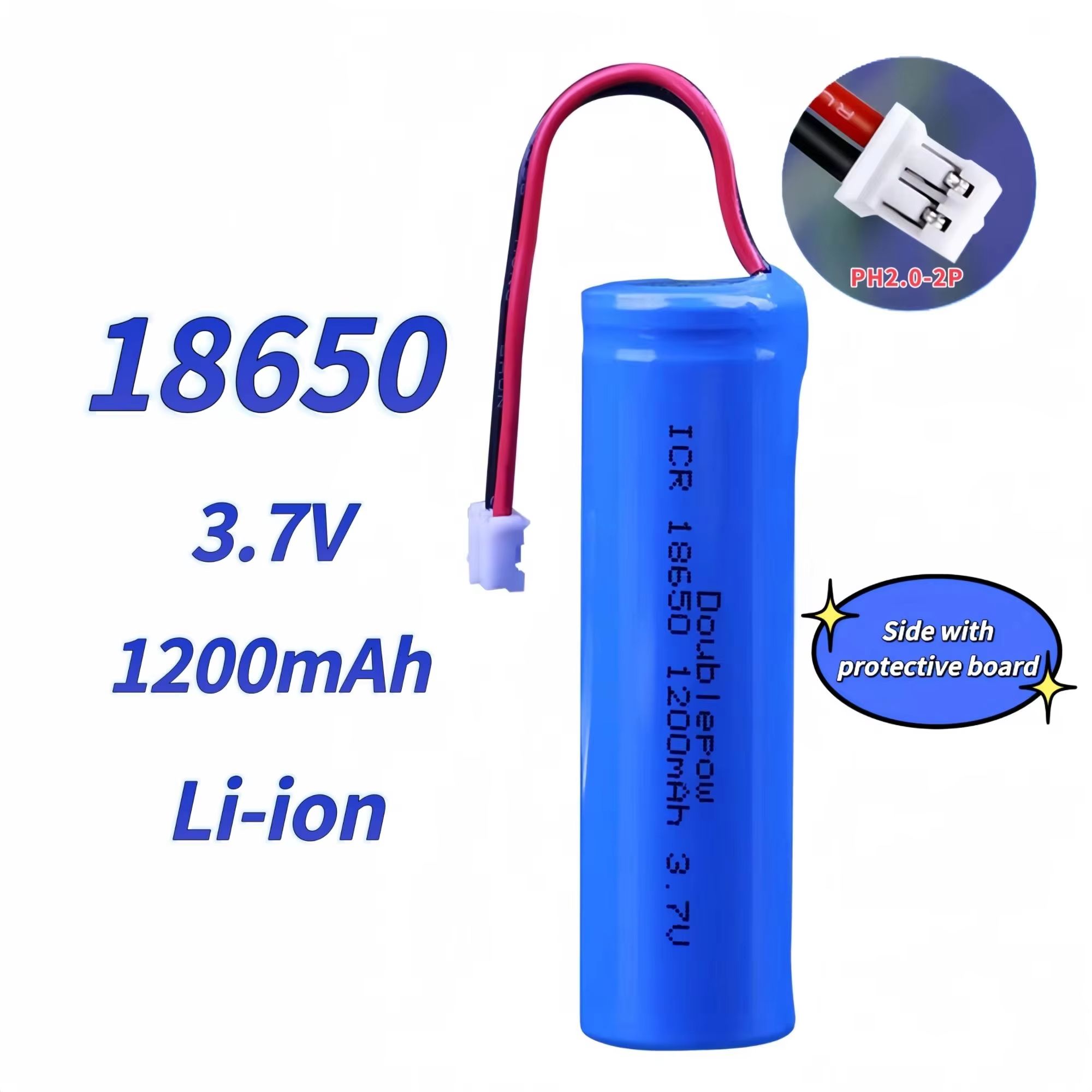 Vape Battery 18650 - Batteria al litio ricaricabile 18650 3.7V