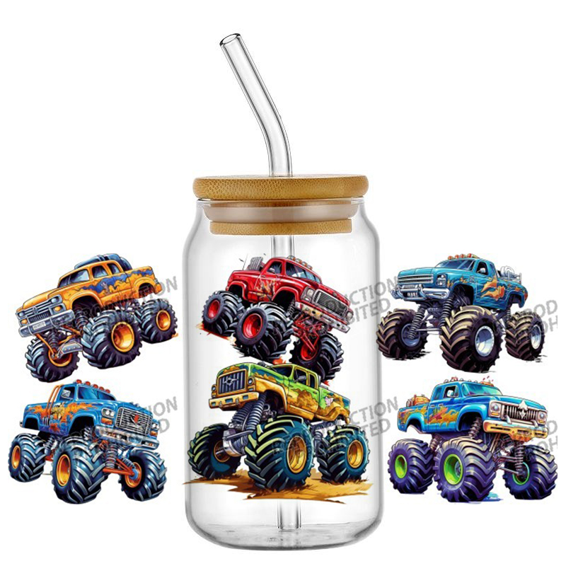 Rdta Tank Glass - Adesivi decorativi UV DTF per Monster
