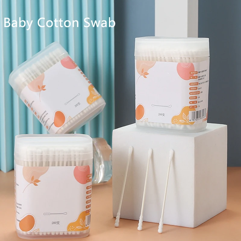 Cotton Wick Organic - Bastoncini di cotone 400 pezzi Tamponi