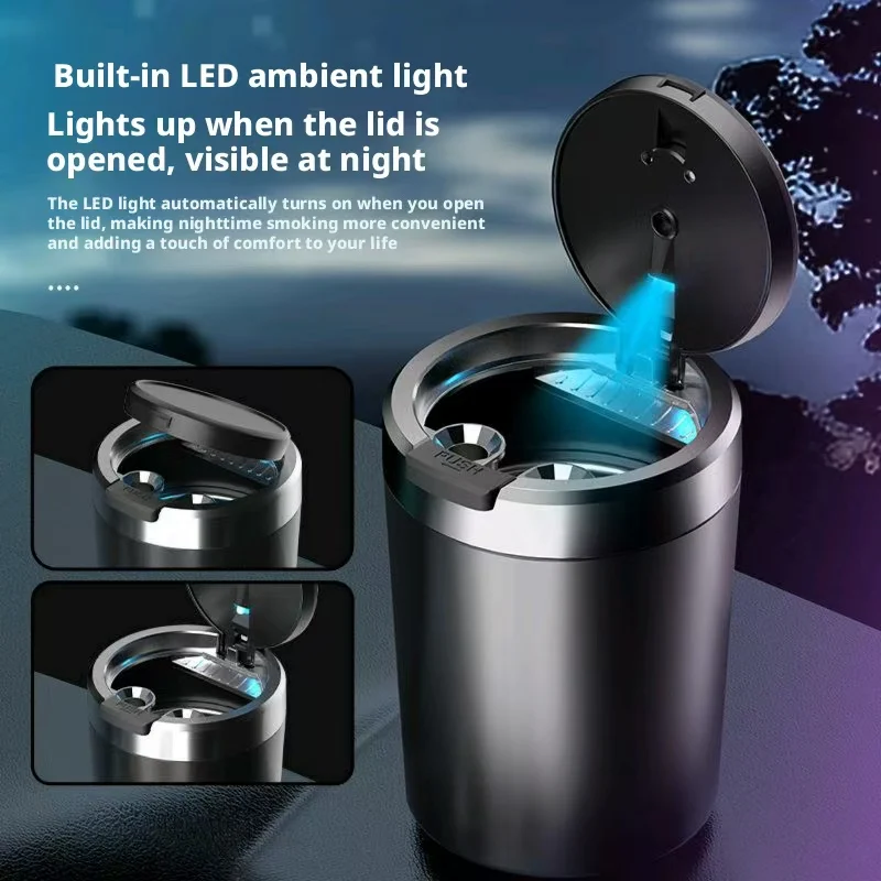 Vape Decoration - Posacenere Portatile a LED Senza Fumo