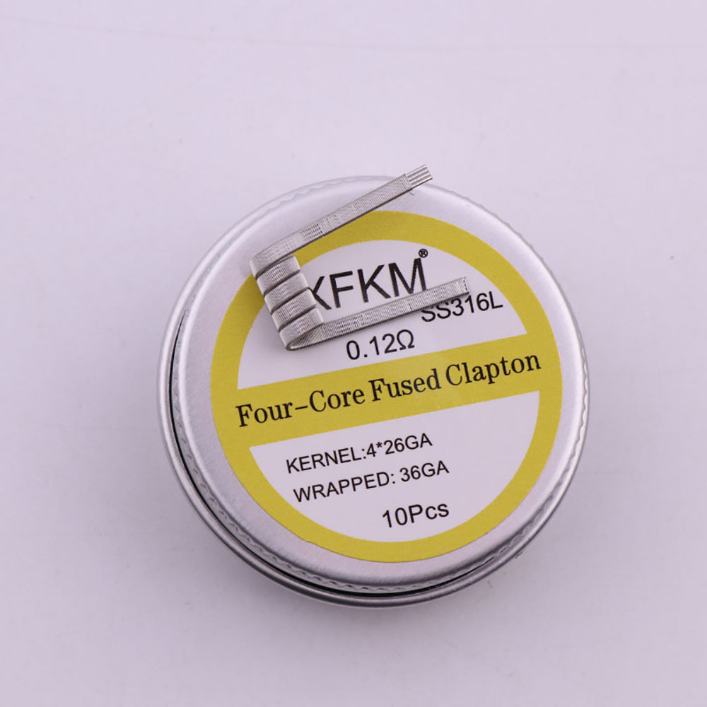 Clapton Wire Pre Built - 10 pz/scatola 3mm spirale ID bobine
