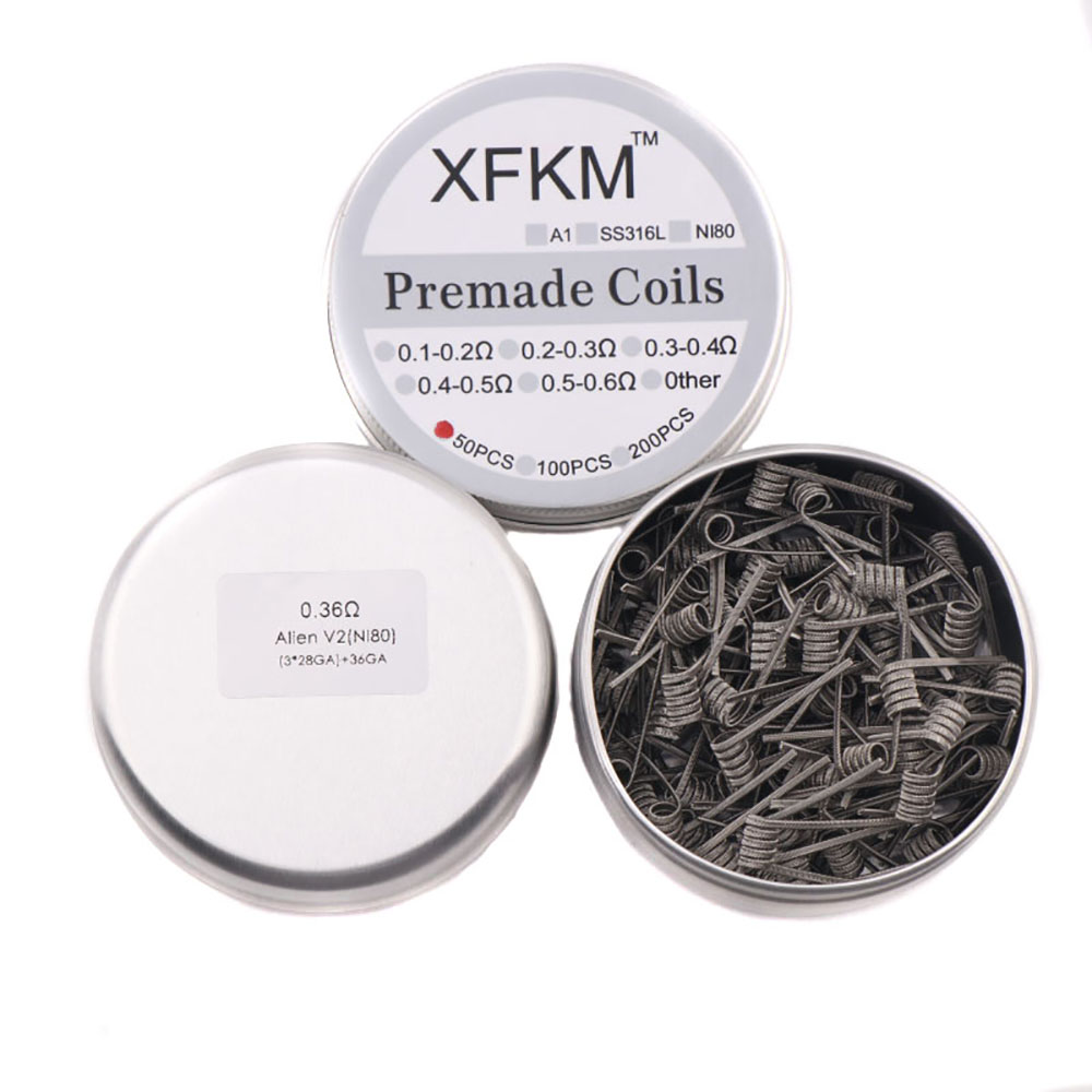 NUOVO XFKM 100 pz/scatola NI80 - Clapton Wire Pre Built recensione e prezzo