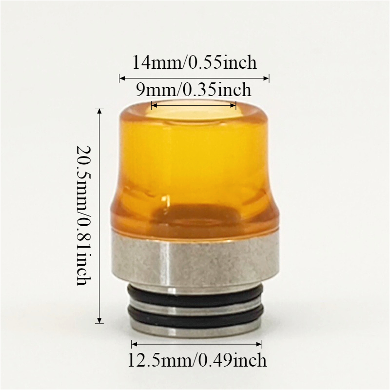 1 Pezzo Bocchino 810 Wide Bore - Drip Tip Resin recensione e prezzo