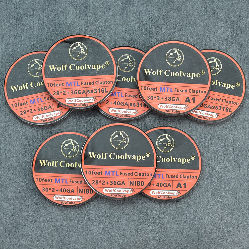 10 piedi NI80/A1/SS316L MTL Fu - Clapton Wire Pre Built recensione e prezzo