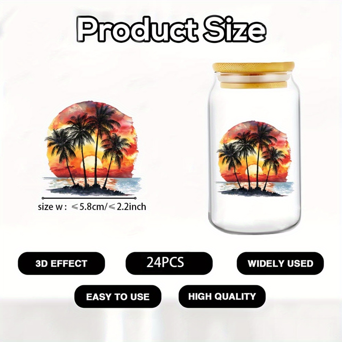 Set da 24 Pezzi di Adesivi Dec - Rdta Tank Glass recensione e prezzo
