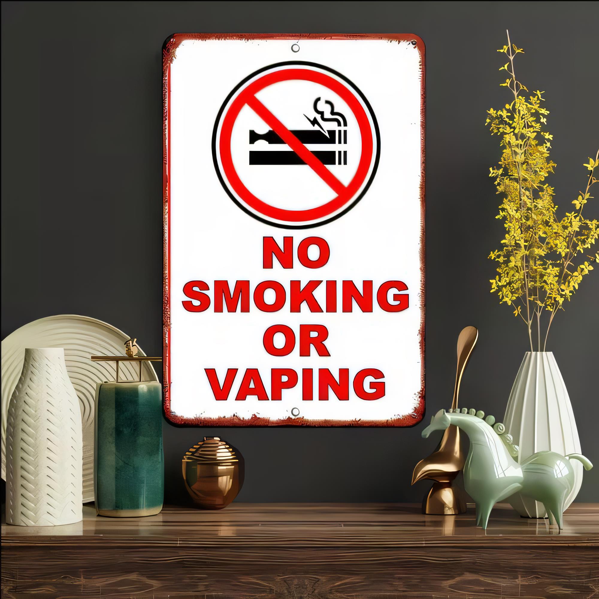 Targa in Metallo Vintage 'Proi - Vaping Area recensione e prezzo