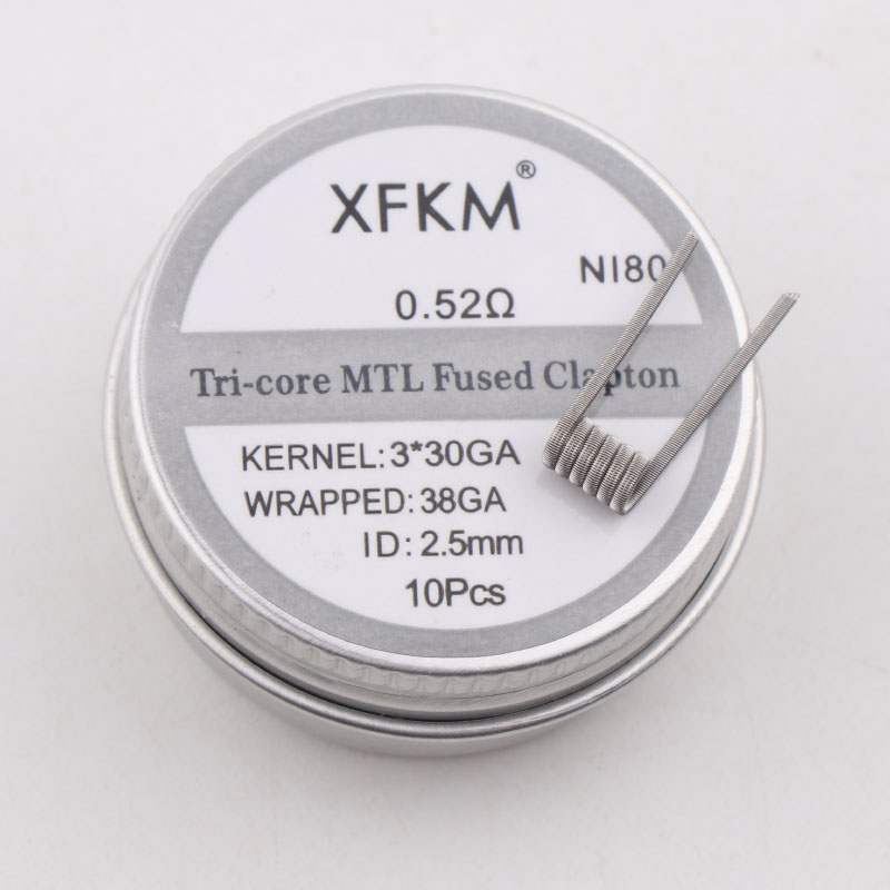 Nuovo XFKM 10 pz/scatola NI80/ - Clapton Wire Pre Built recensione e prezzo