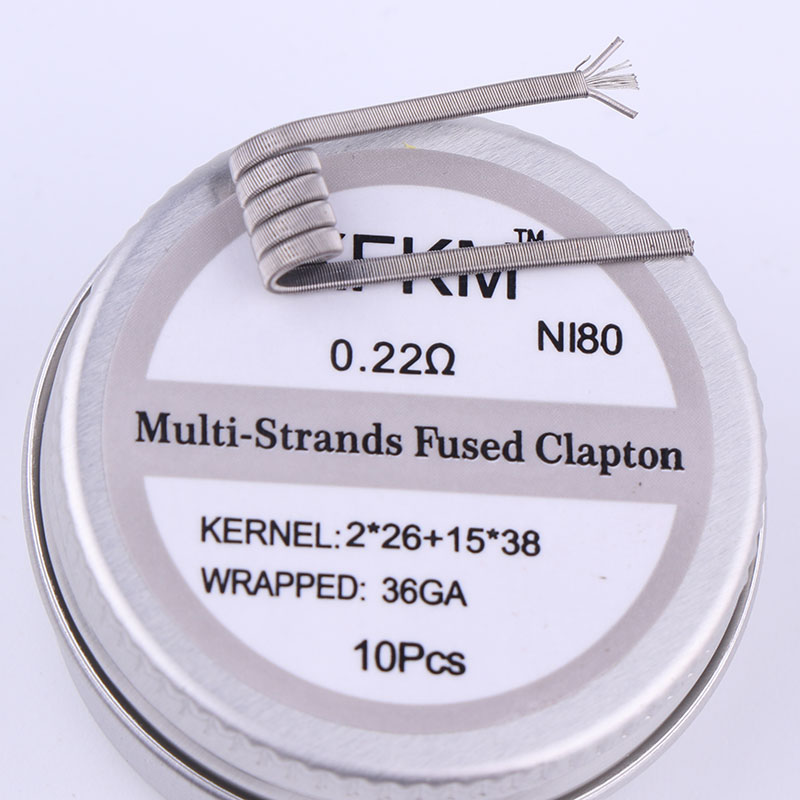 Nuovo XFKM 10 pz/scatola NI80  - Clapton Wire Pre Built recensione e prezzo