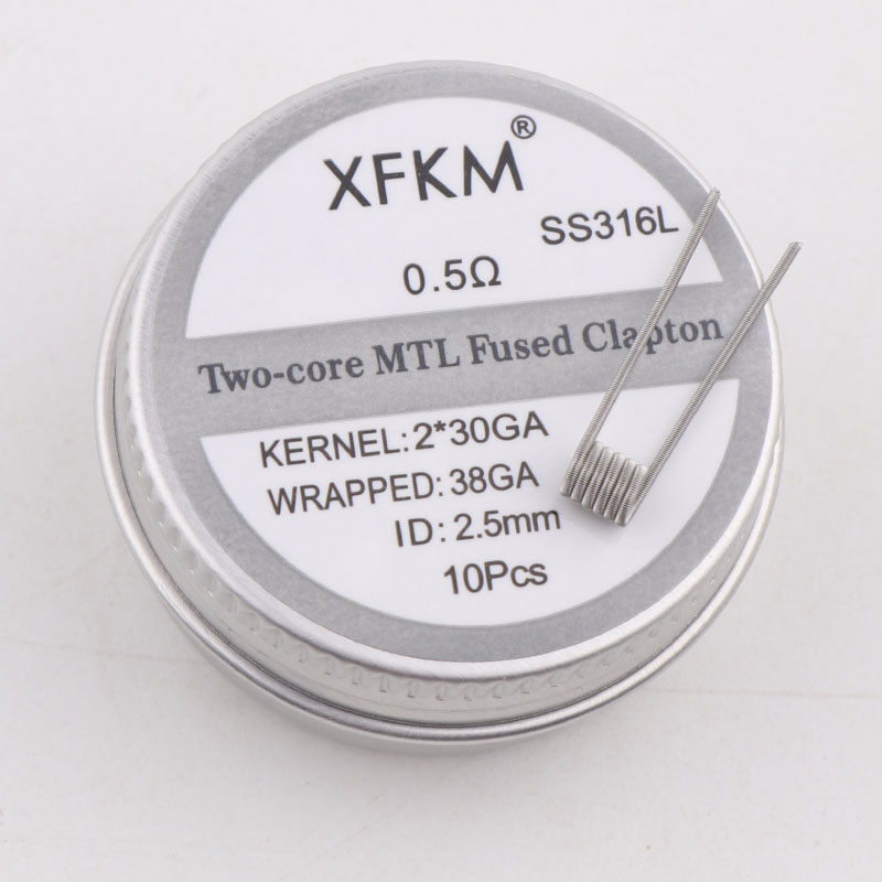 Nuovo XFKM 10 pz/scatola NI80/ - Clapton Wire Pre Built recensione e prezzo