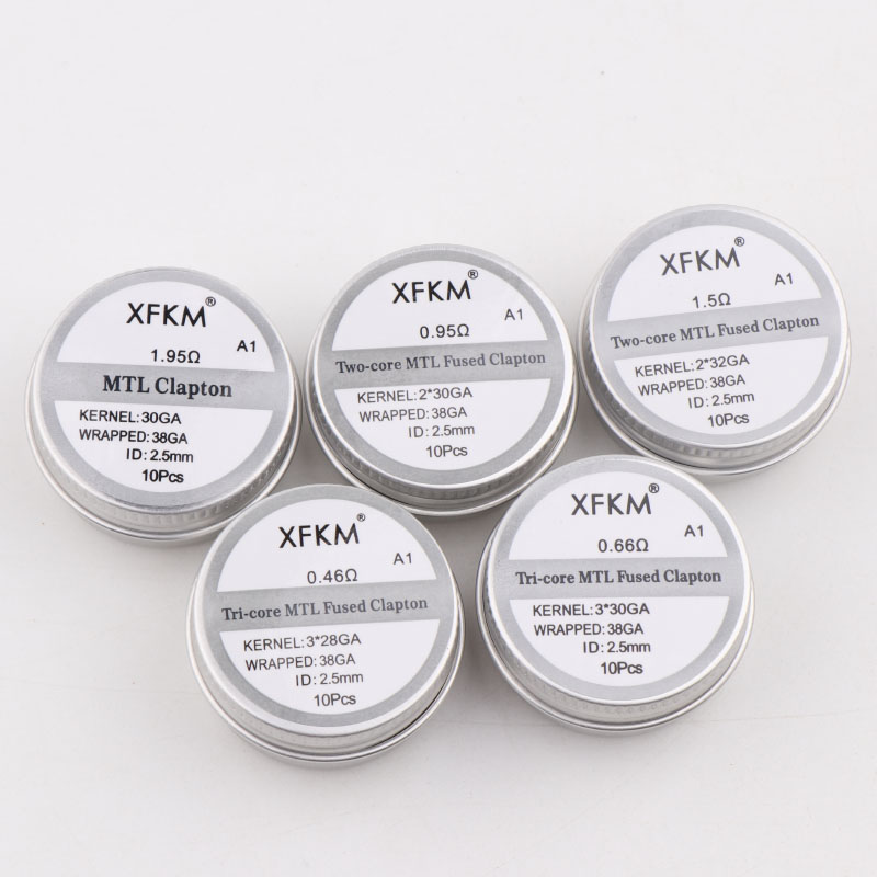 Nuovo XFKM 10 pz/scatola NI80/ - Clapton Wire Pre Built recensione e prezzo